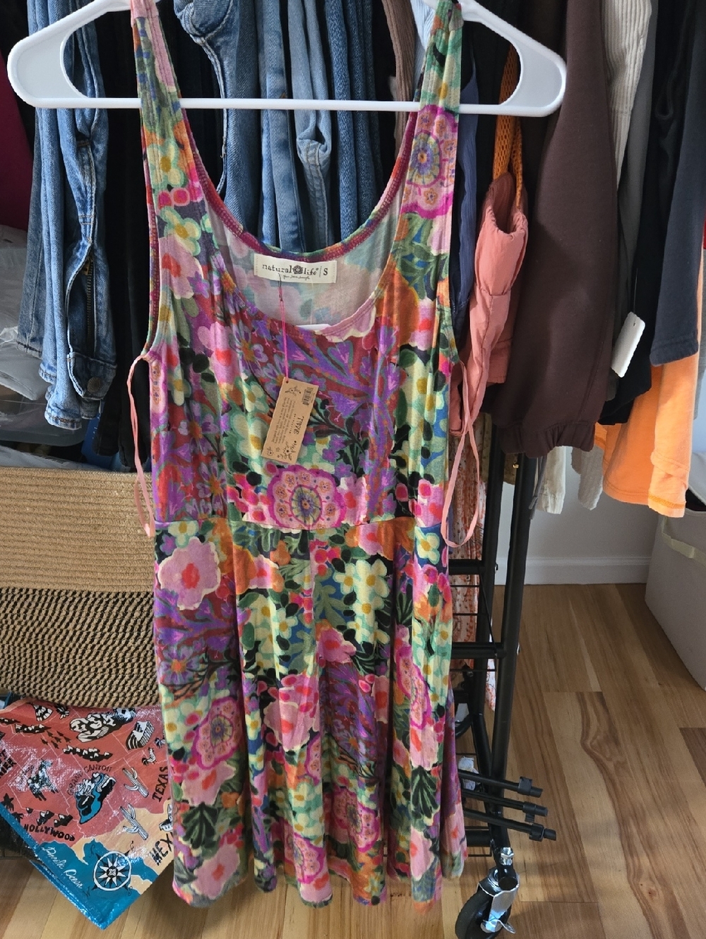 Natural Life Floral Tank Dress